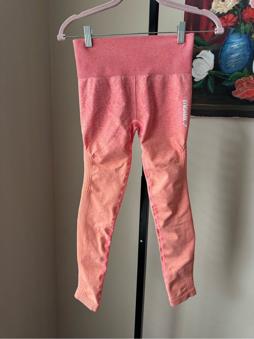 Gymshark Pink Ombre High-Waist Seamless Leggings - Picture 2 of 6